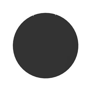 Round Floor Plate Black D74 cm