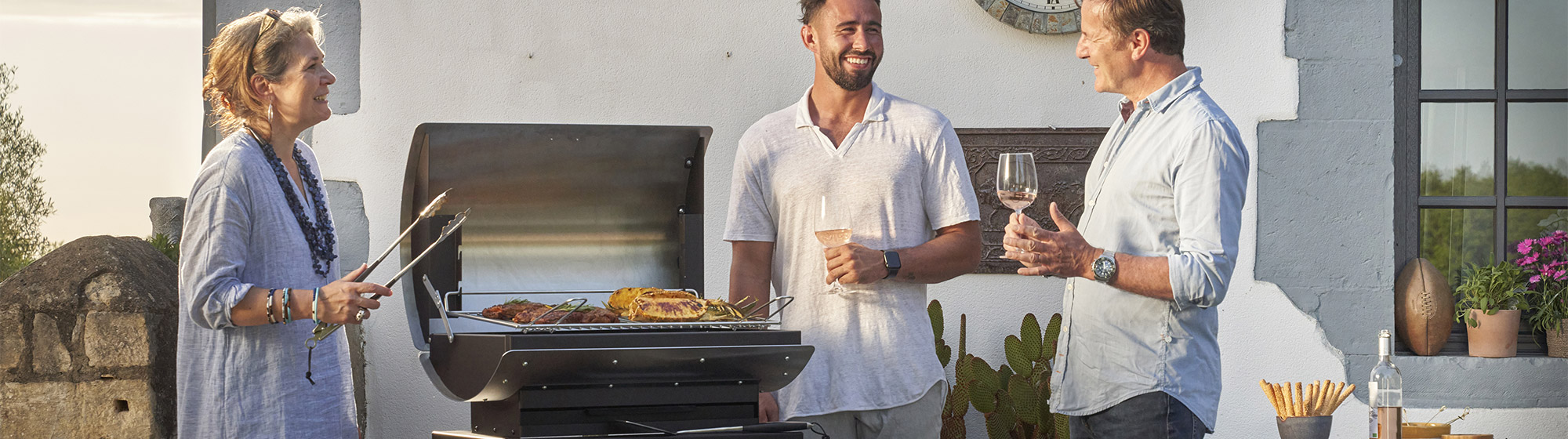 Barbecue Mendy charbon encastrable Le Marquier en Inox