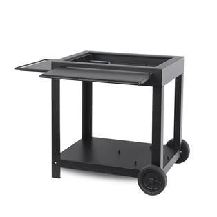 Chariot pour plancha Amalia Noir