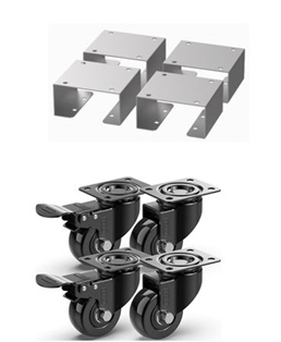 KIT ROUES MEUBLE DE CUISINE