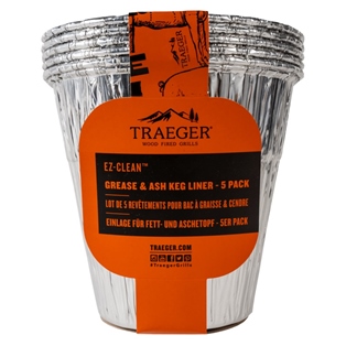 5 SEAUX ALUMINIUM DE RECUPERATION DE GRAISSE ET CENDRES TRAEGER POUR NOUVEAUX TIMBERLINE ET IRONWOOD