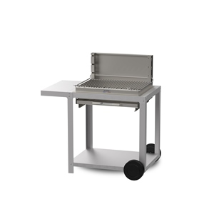 BARBECUE MONTORY 61*40 INOX V2 + CHARIOT