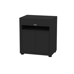 MEUBLE AVEC TABLETTE NOIR