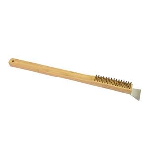 Pizza oven cleaning brush