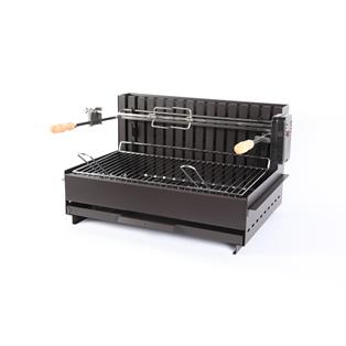 Vulcain Charcoal Grill 61x33 with Rotisserie