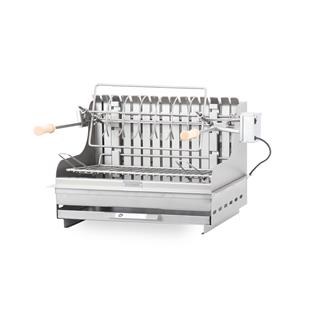 Mendy Charcoal Grill 54x32 Stainless Steel
