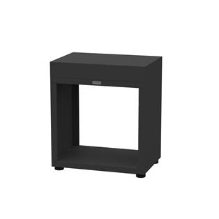 Open Cabinet 80 x 55 cm Black