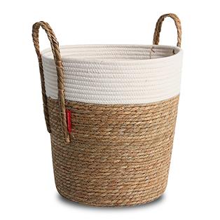 Pura Two-Tone Log Basket