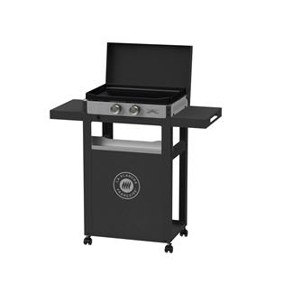 La Plancha Francaise Gas 250 Duo Edition - French Griddle (Cart and Lid Included)