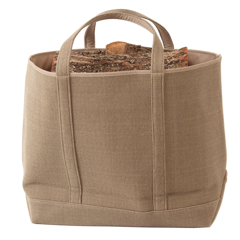 Sac à bûches 55cm x 31 cm x h 43 cm, le sac indispensable à la maison et au  jardin - Onekover