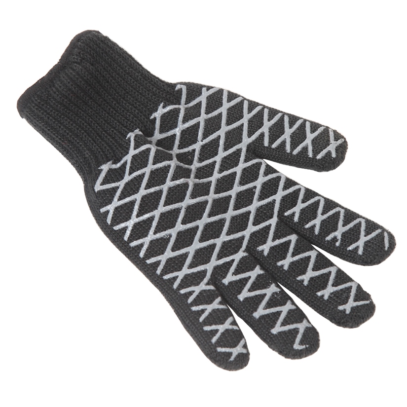 Gants anti-chaleur gris pour cuisine et barbecue