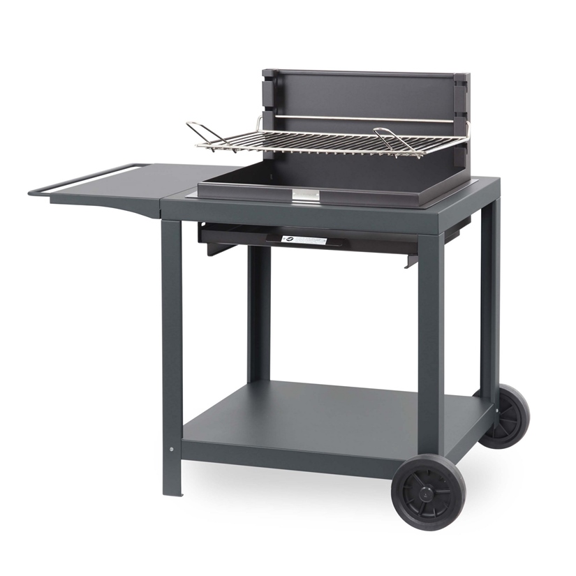 Barbecue Montory 61*40 acier + chariot