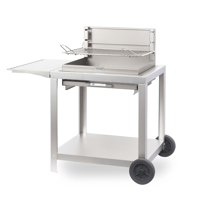 MONTORY 61*40 inox + chariot