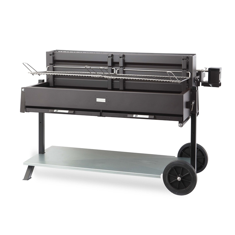 Barbecue MECHOUI 120*32 acier + chariot