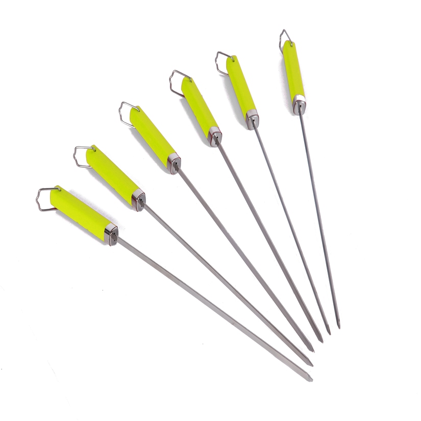 SET 6 BROCHETTES VERT ANIS