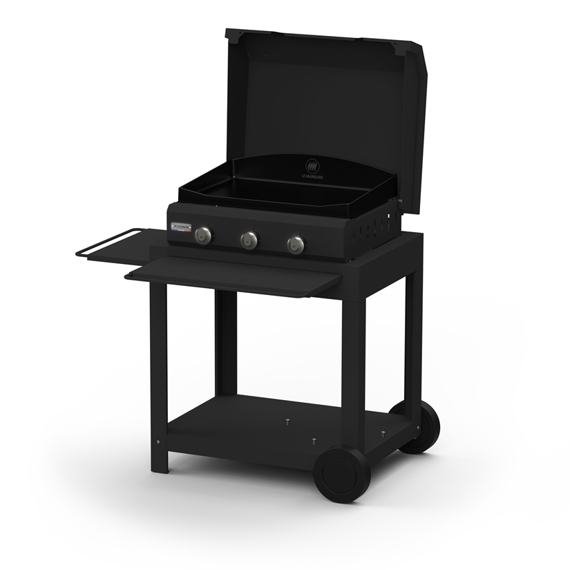Amalia Black Edition : Plancha Amalia 360 + Chariot + Couvercle