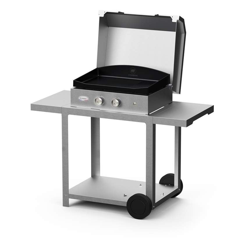 PURE GRILL INOX EDITION : PL. PURE GRILL 260 INOX + CHARIOT + COUVERCLE
