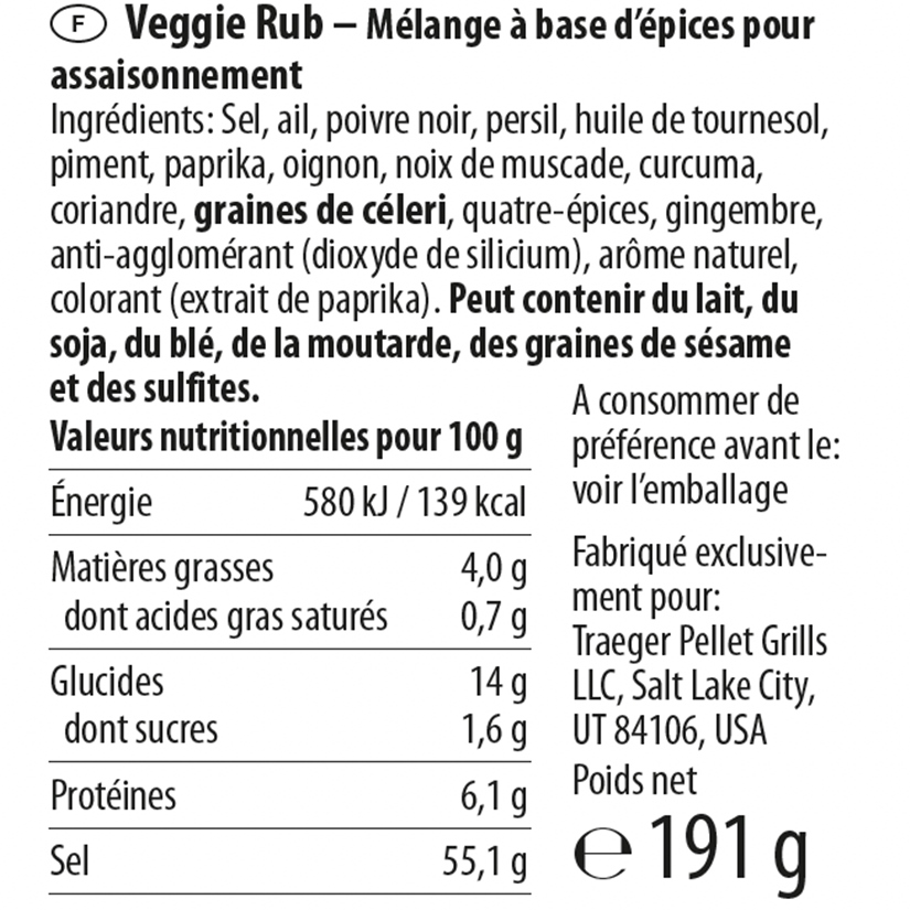 VEGGIE RUBS