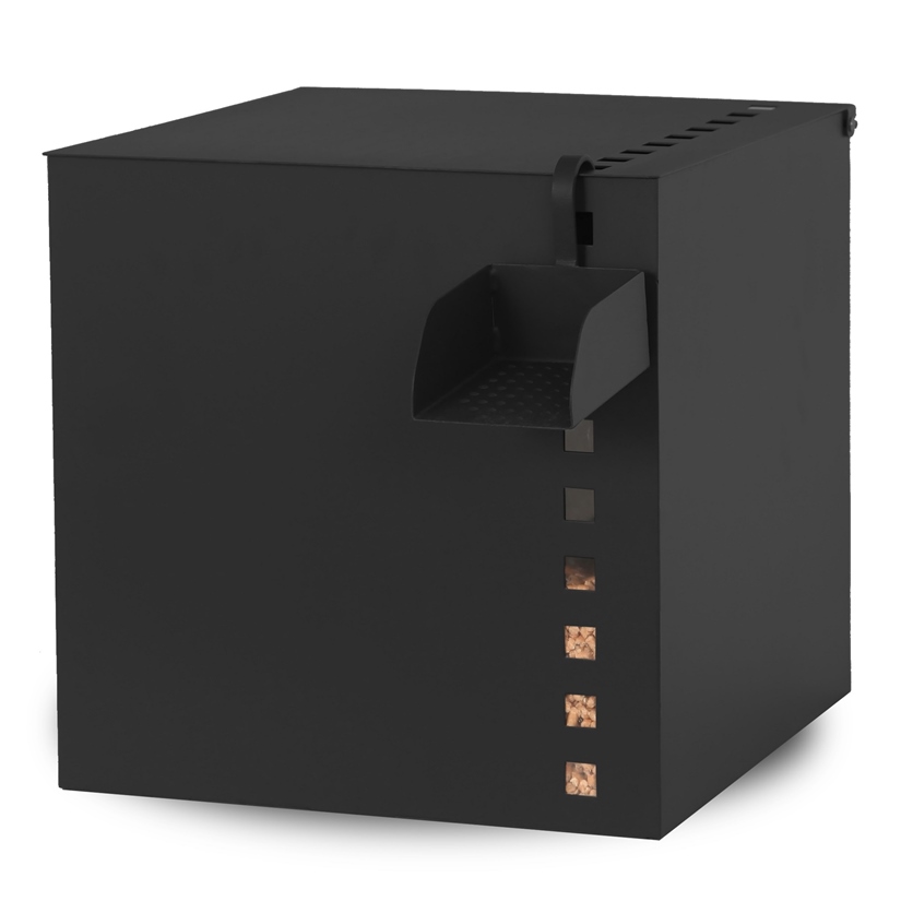 Put Voluntary feminine Range granulés Coffre à granulés Cubik noir + pelle - PAR320C13 | Pellets / Granulés - Range granulés | LE MARQUIER Put Voluntary feminine Range granulés Coffre à granulés Cubik noir + pelle - PAR320C13 | Pellets / Granulés - Range granulés | LE MARQUIER