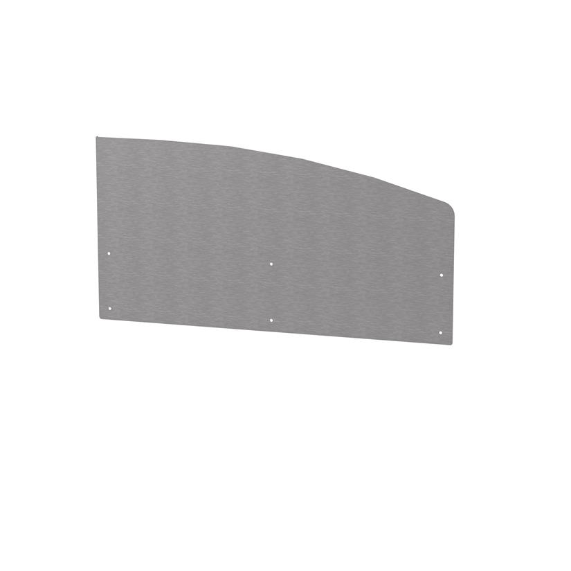 CREDENCE COURBE DROITE CUISINE INOX