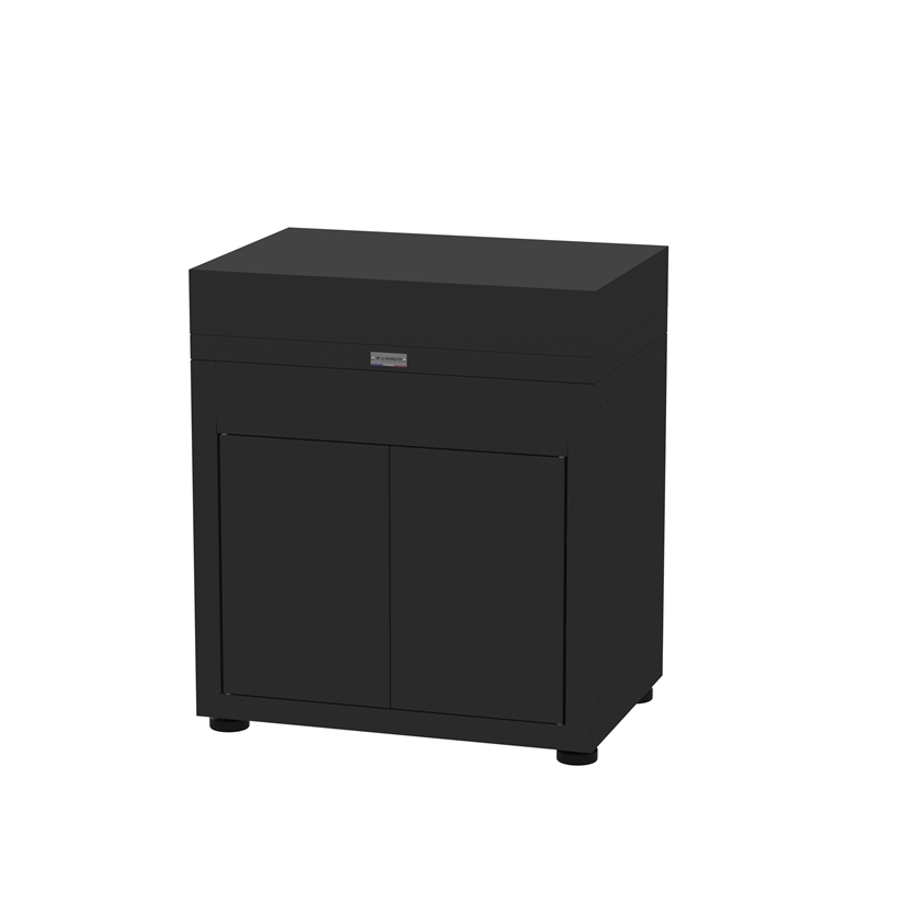MEUBLE AVEC FAUX TIROIR NOIR