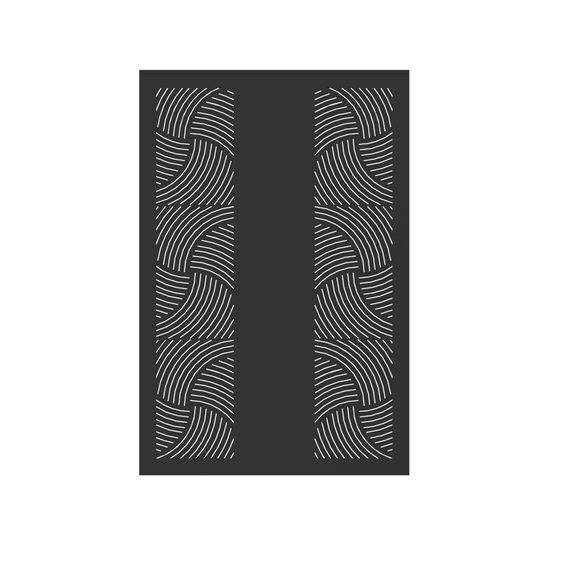 Plaque murale ARTY noire L80 H120
