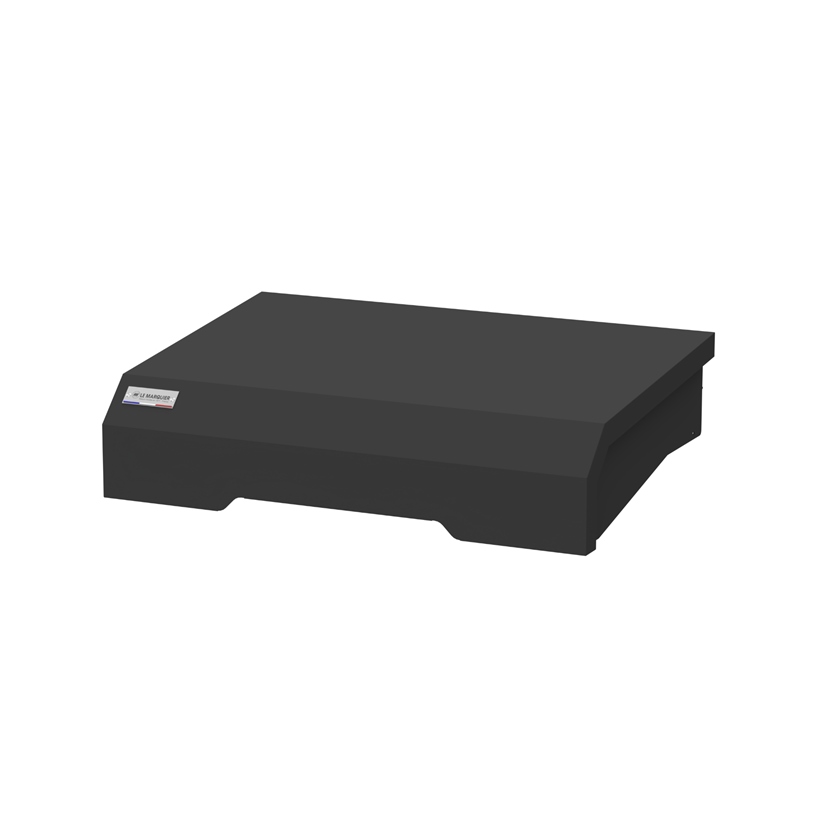 Couvercle Elec. 60 acier noir V3