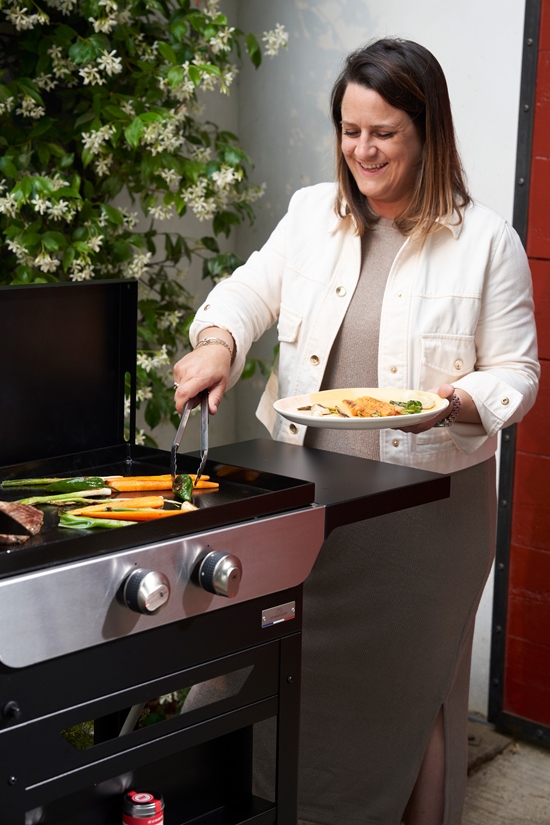 Plancha Original gaz 260 duo Edition (chariot et couvercle inclus)