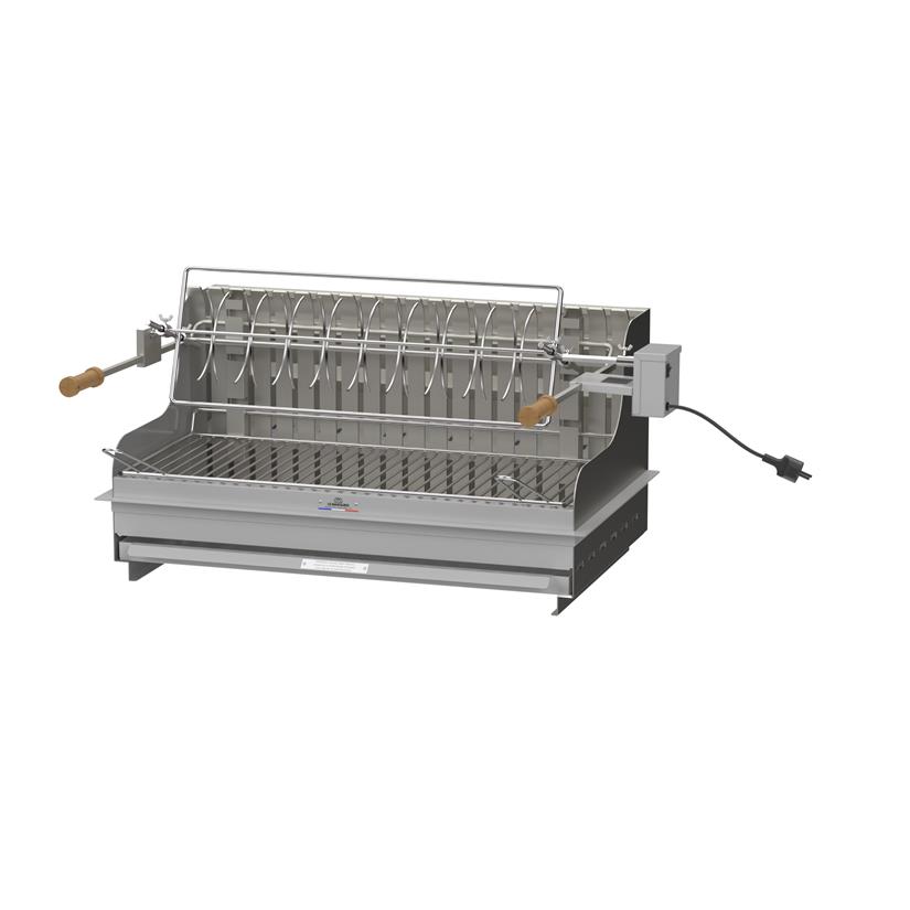 Irissarry Charcoal Grill 78x32 Stainless Steel