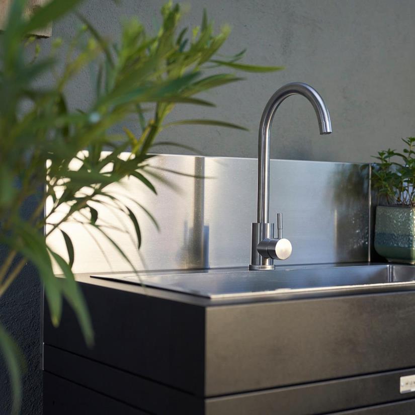 Straight Backsplash Stainless Steel