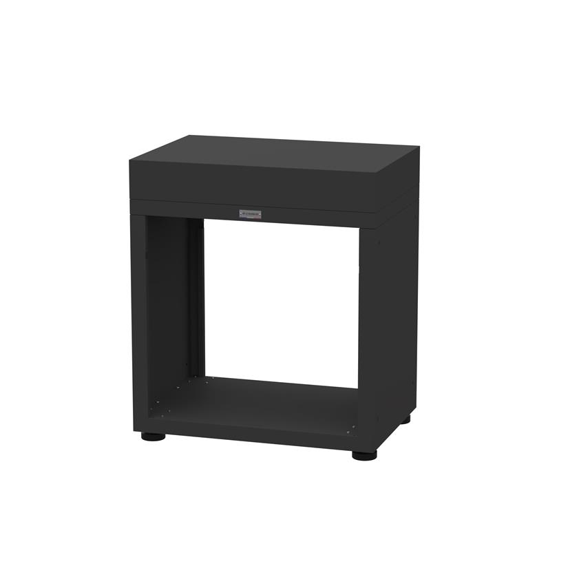 Open Cabinet 80 x 55 cm Black