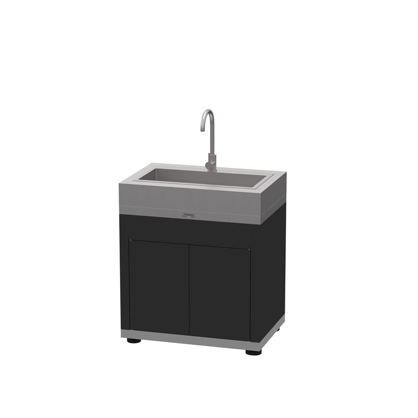 Cabinet With Built-In Sink, 80 x 55 cm Duo