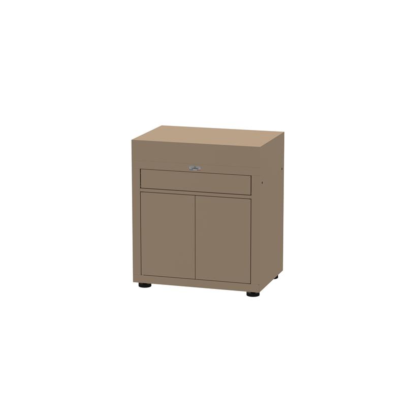 Cabinet with 80×55 cm drawer, TAUPE