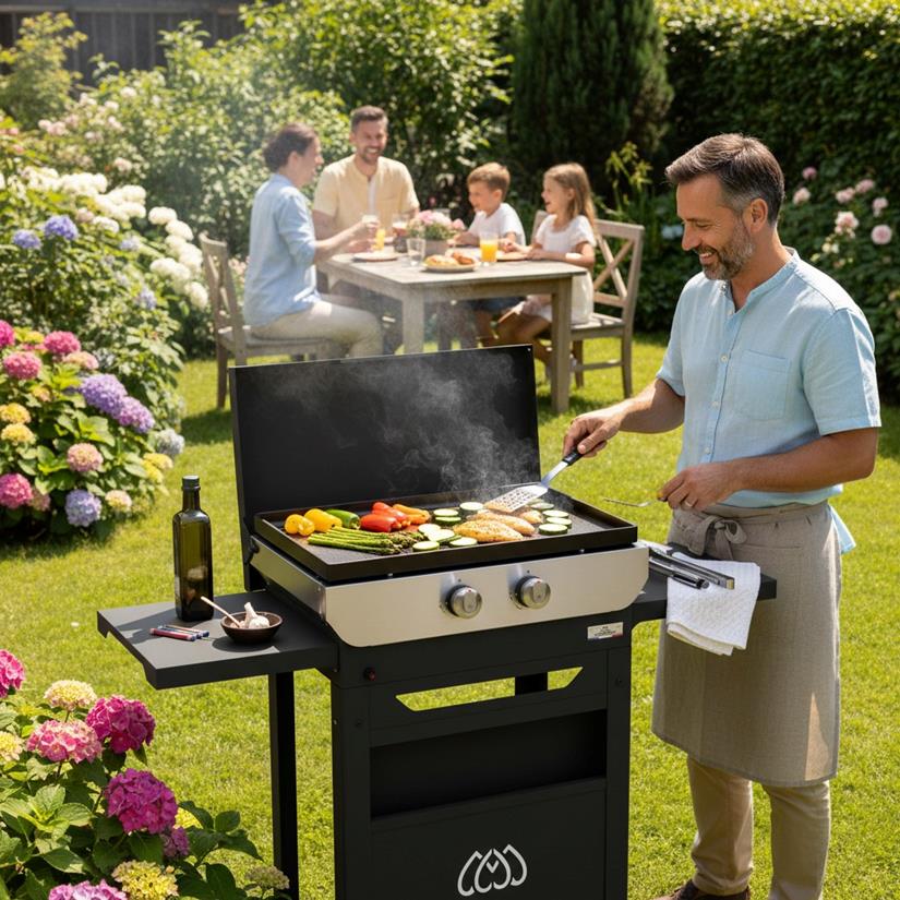 Plancha Original Gas 260 Duo Edition - French Griddle (cart and lid included)