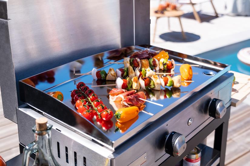 La Plancha Inox Gas 60 Stainless Steel - French Griddle