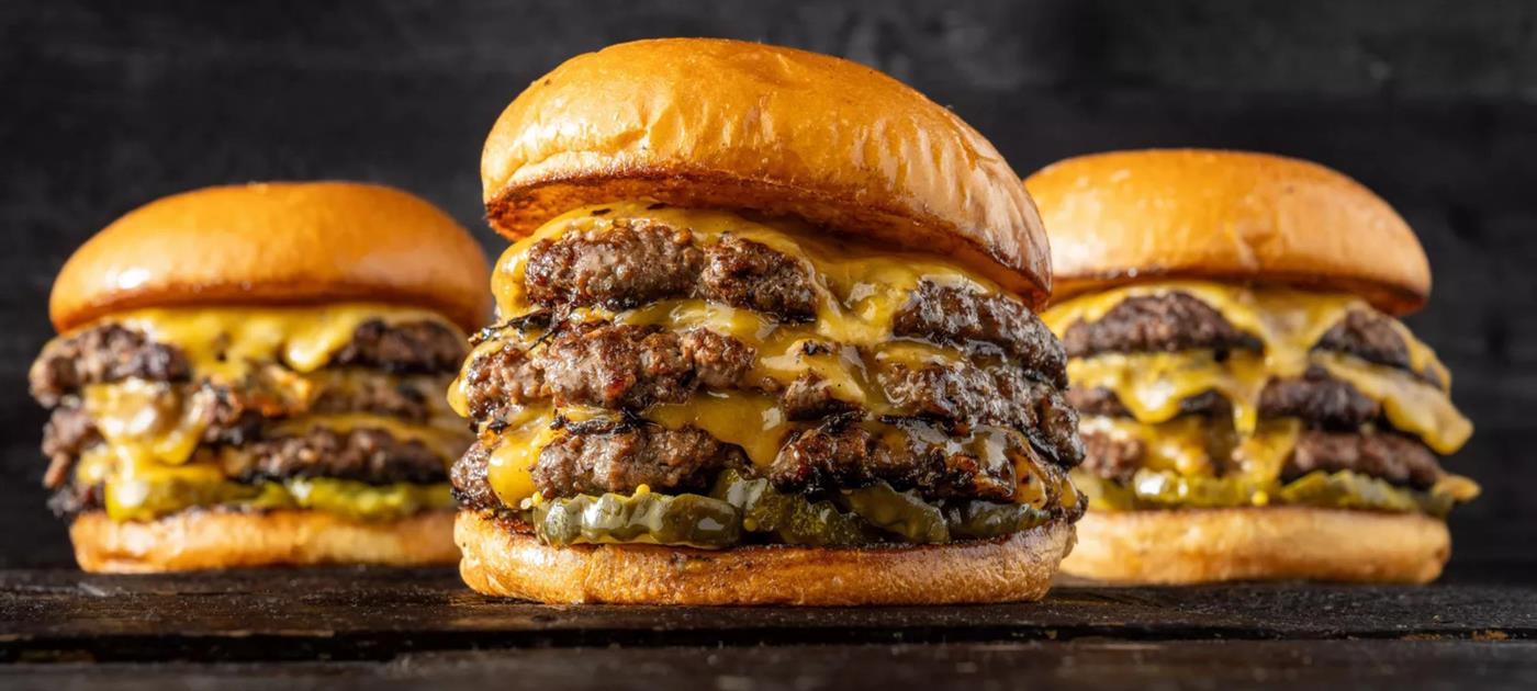 Flat Top Smashed Cheeseburger